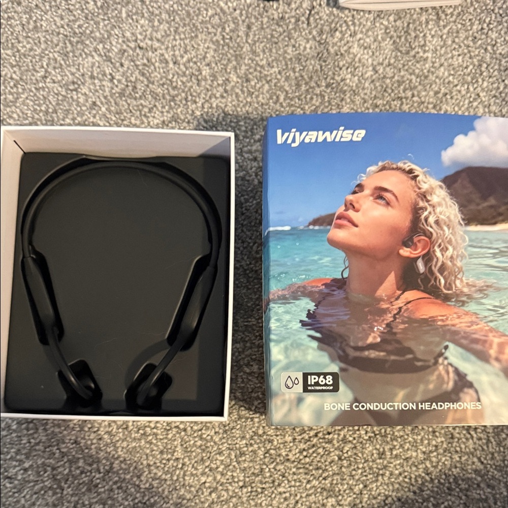 Vijaywise Black Bone Conduction Headphones